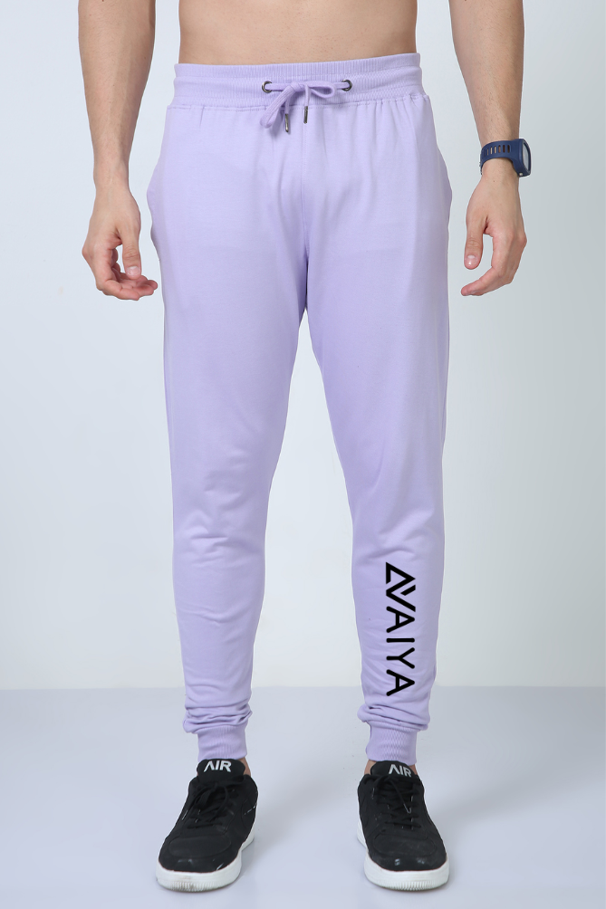 Cotton Comfort Joggers | Man and Woman | Lavender