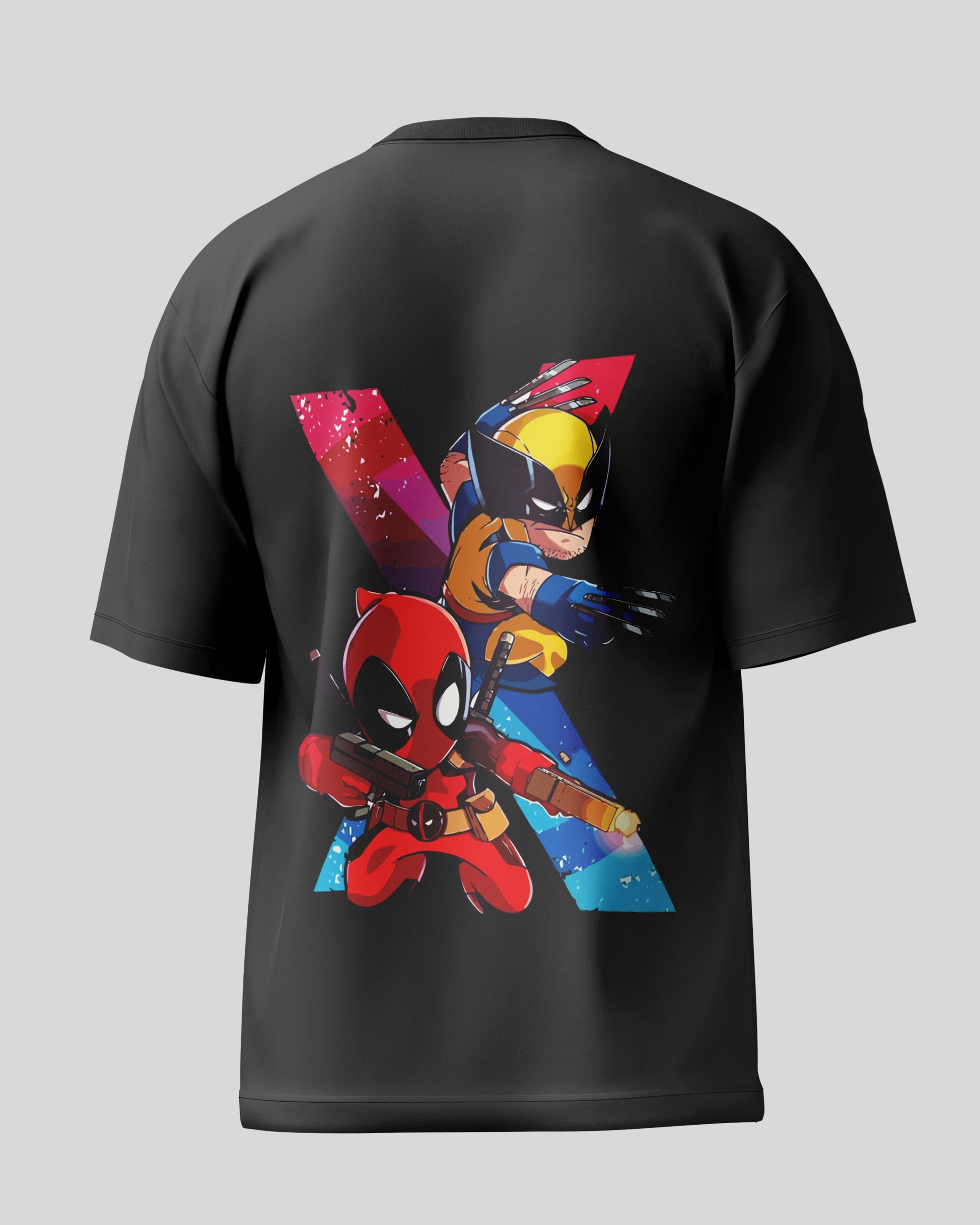 Deadpool & Wolverine Oversized T-Shirt | Petrol Blue | Premium Quality by AvaiYa | Unisex - AvaiYa Clothing's