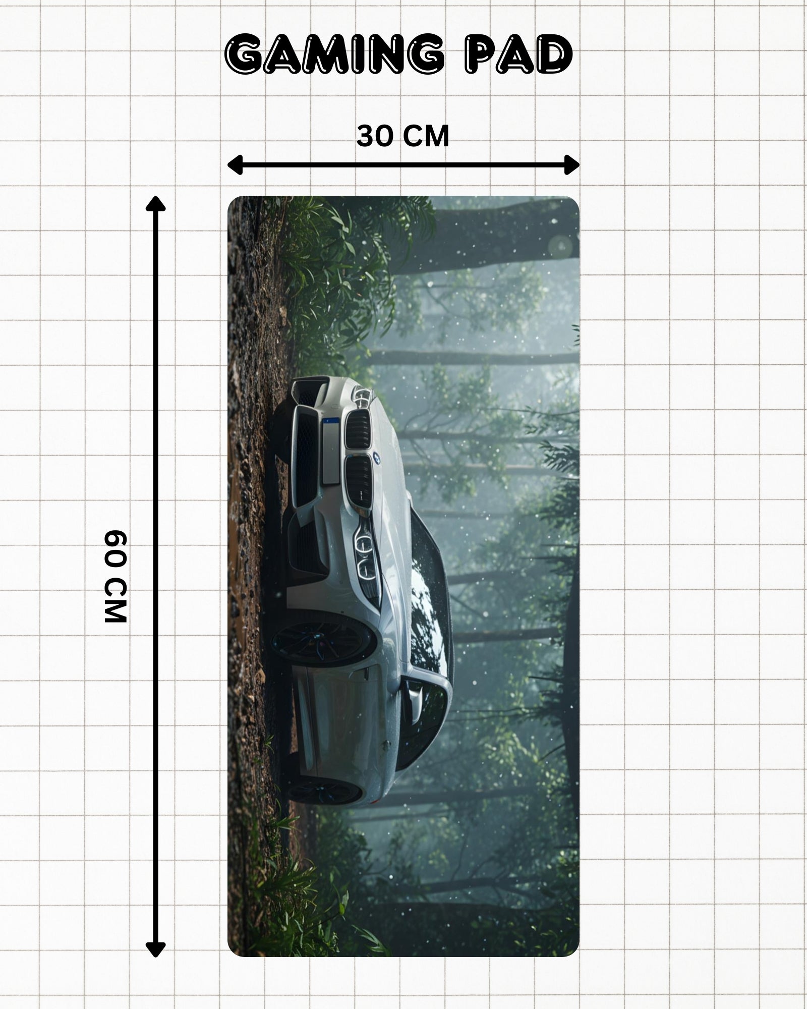 BMW Collection | Gaming Pad | A | 30*60 cm - AvaiYa Clothing's
