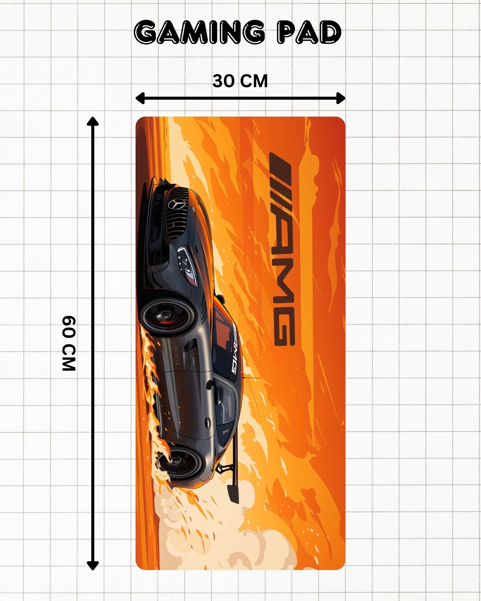 AMG | Gaming Pad | 30*60 cm - AvaiYa Clothing's