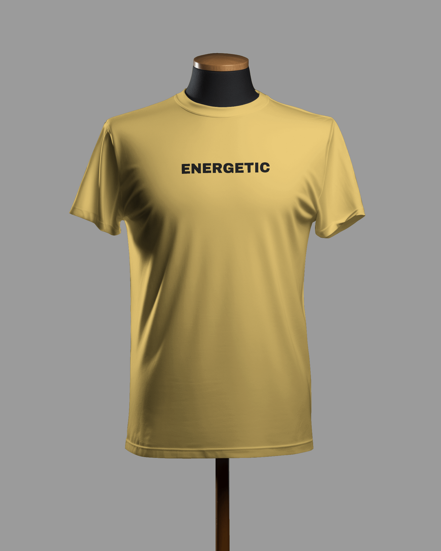 Energetic | Classic T-Shirt | Yellow | For Man And Woman