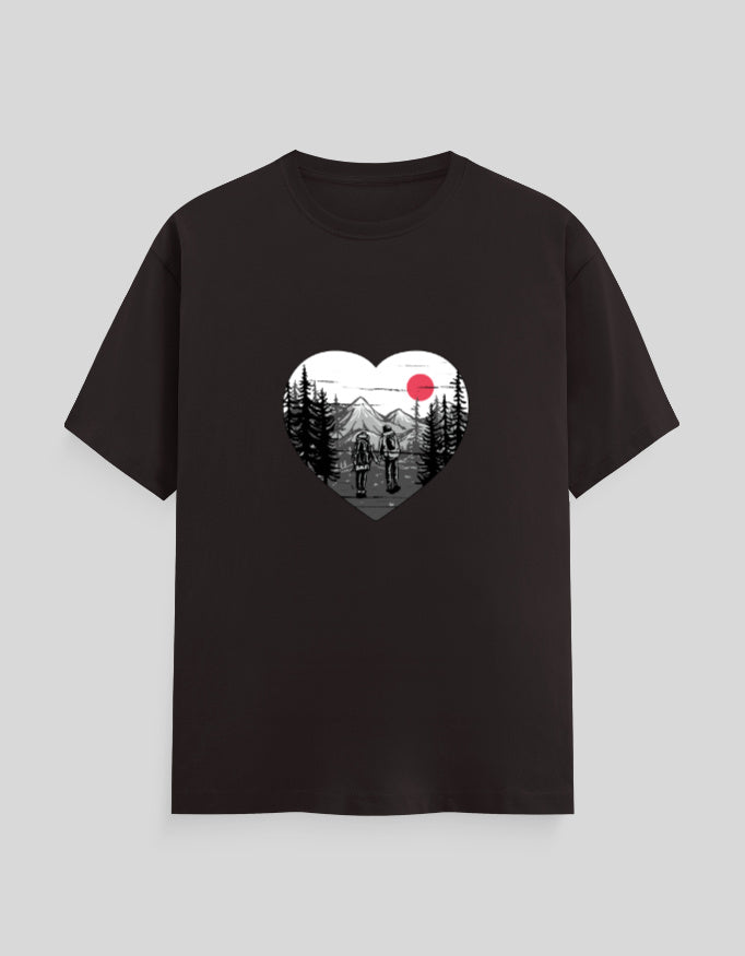 Couple Hiking Adventure | Classic T-Shirt | For Man & Woman - AvaiYa Clothing's