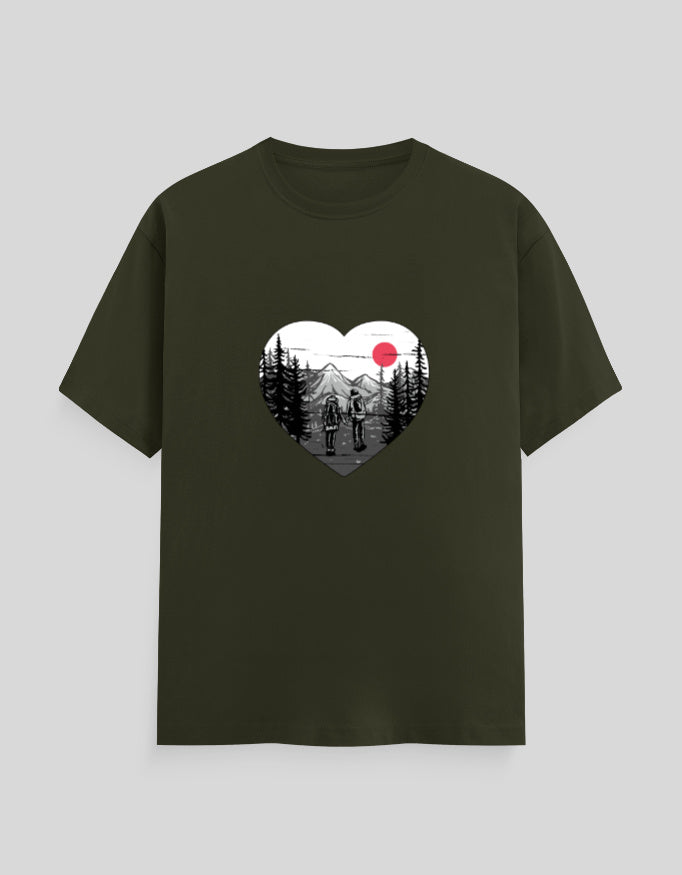 Couple Hiking Adventure | Classic T-Shirt | For Man & Woman - AvaiYa Clothing's