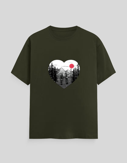 Couple Hiking Adventure | Classic T-Shirt | For Man & Woman - AvaiYa Clothing's