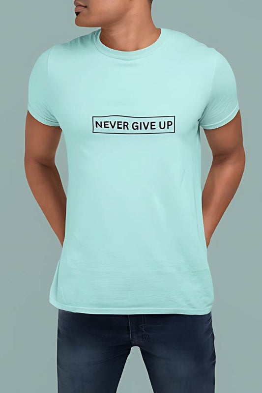 Never Give up | Classic T-Shirt | For Man And Woman - Avaiya Clothings