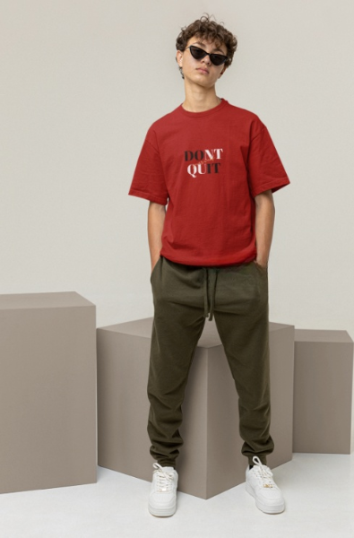 Dont Quit Oversized T-Shirt | Premium Quality by AvaiYa | Unisex