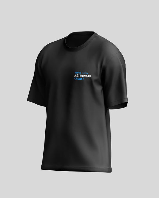 Astronaut Crunch Oversized T-Shirt | Black | Premium Quality by AvaiYa | Unisex - AvaiYa Clothing's