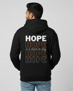 Hope | Classic Comfort Hoodie | Unisex | Black