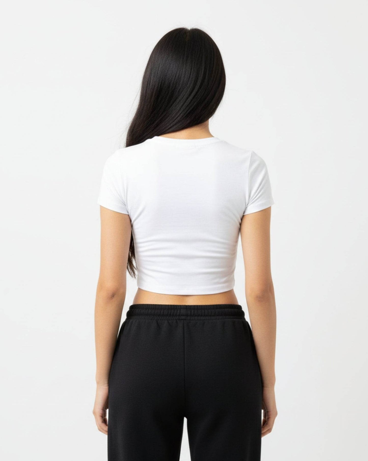 Plain White Baby Tee For Women - Avaiya Clothings