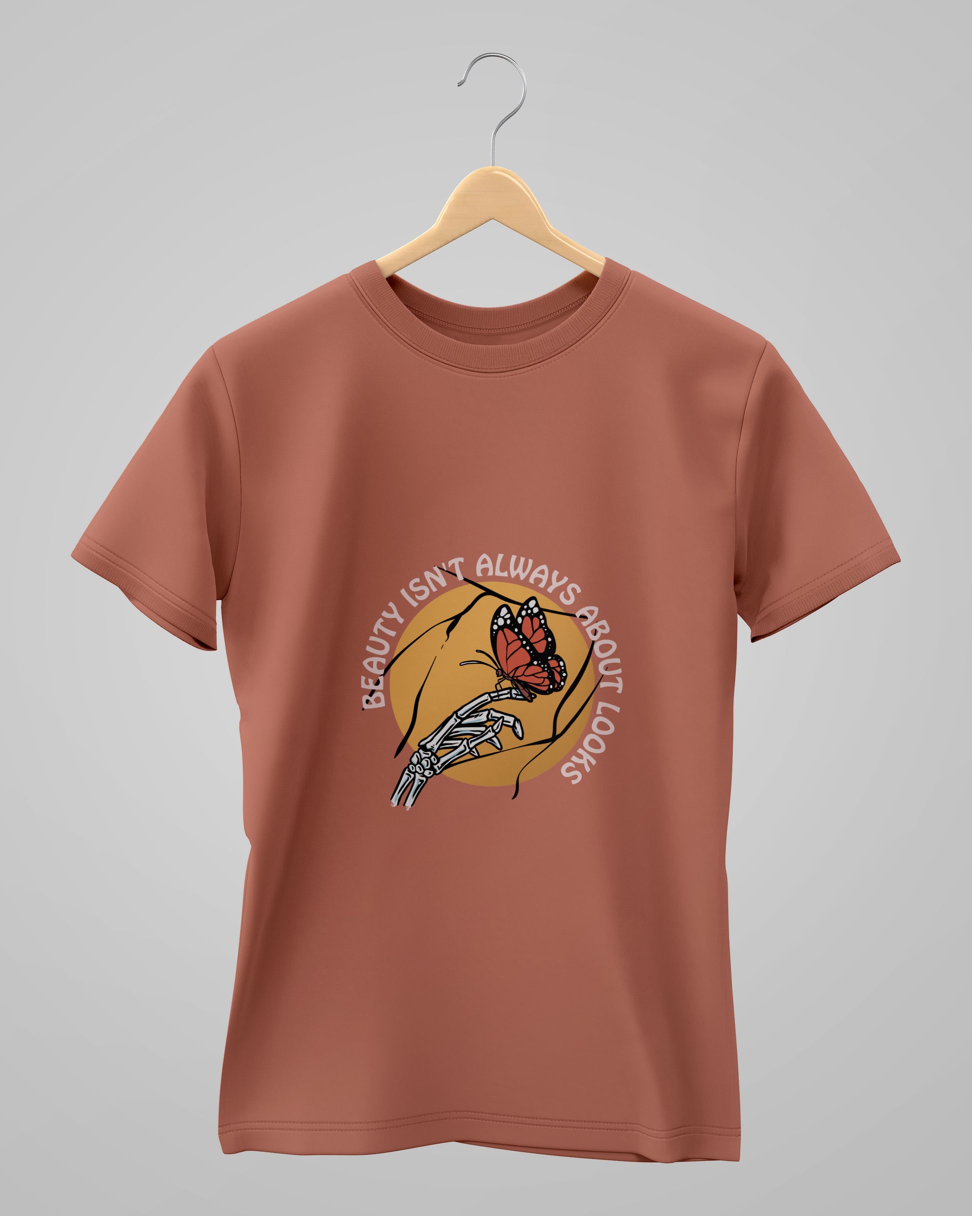 Beauty Isn't Always About Looks | Classic T-Shirt | For Man & Woman - AvaiYa Clothing's