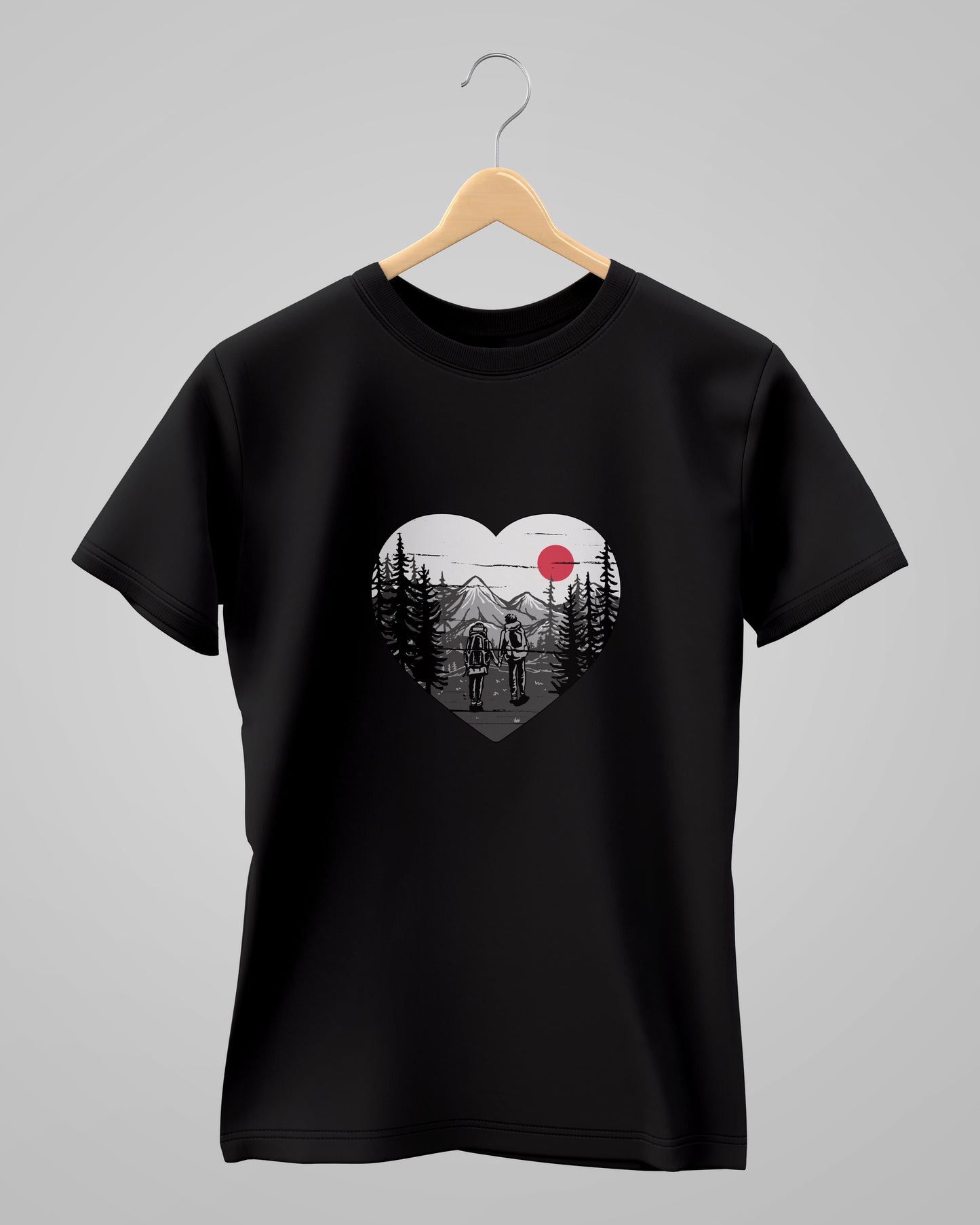 Couple Hiking Adventure | Classic T-Shirt | For Man & Woman - AvaiYa Clothing's