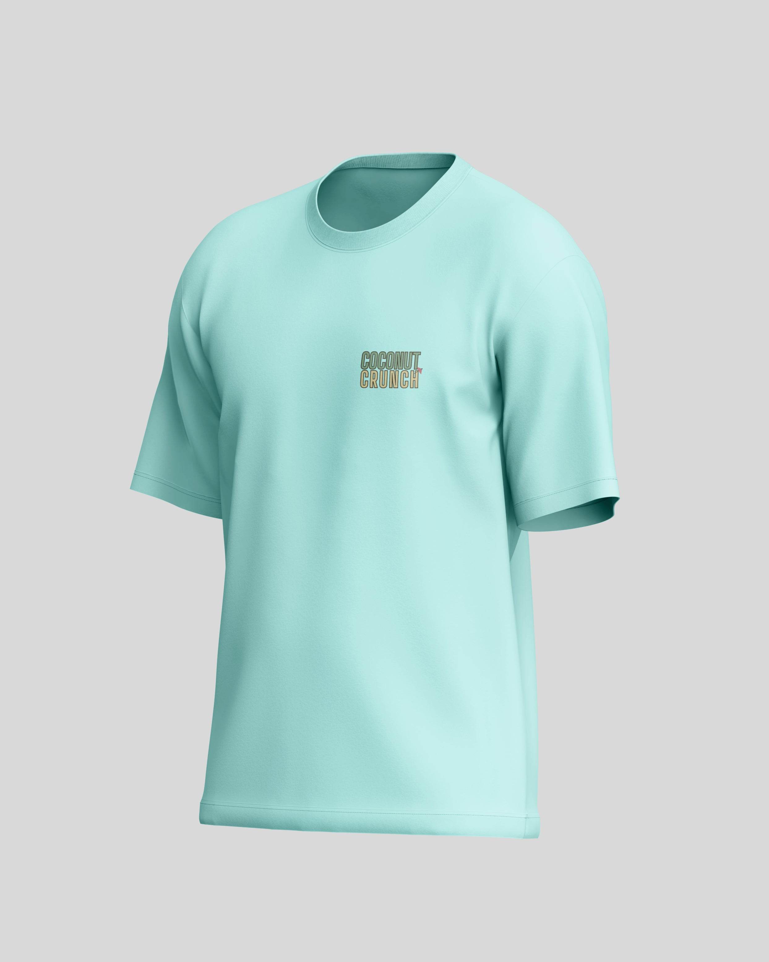 Coconut Crunch Oversized T-Shirt | Mint | Premium Quality by AvaiYa | Unisex - Avaiya Clothings