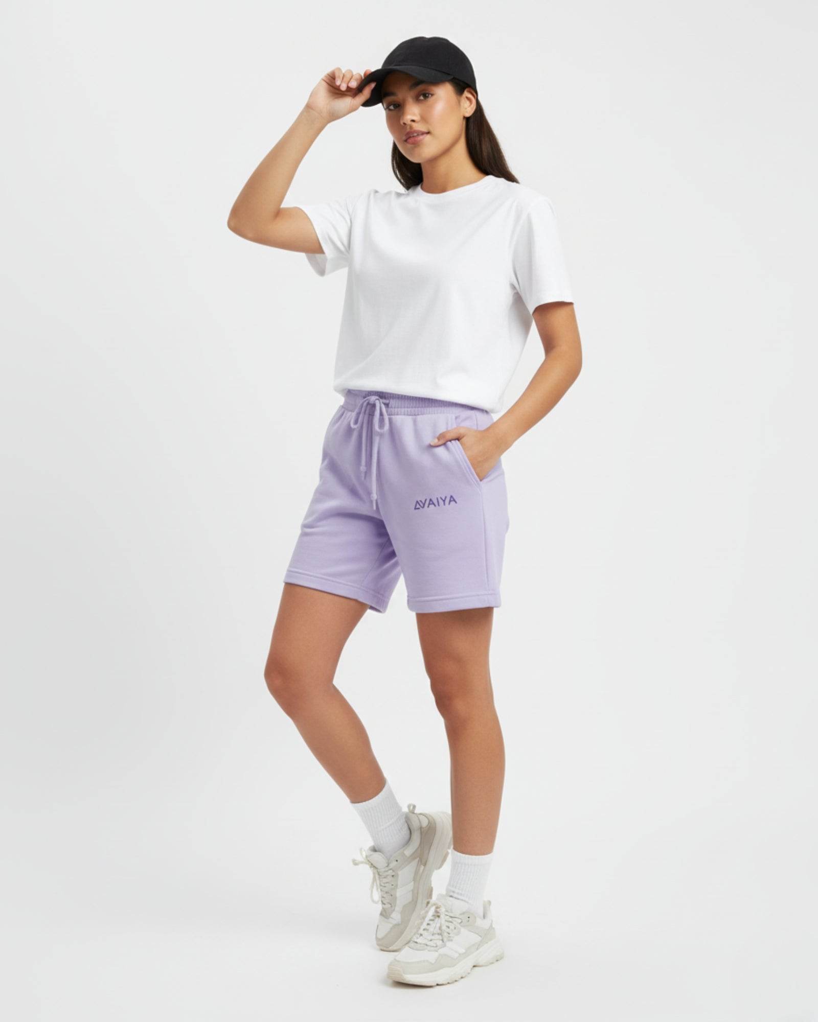 Avaiya's Terry Shorts | For Man And Women | Lavender - Avaiya Clothings
