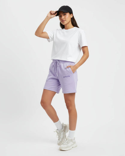 Avaiya's Terry Shorts | For Man And Women | Lavender - Avaiya Clothings