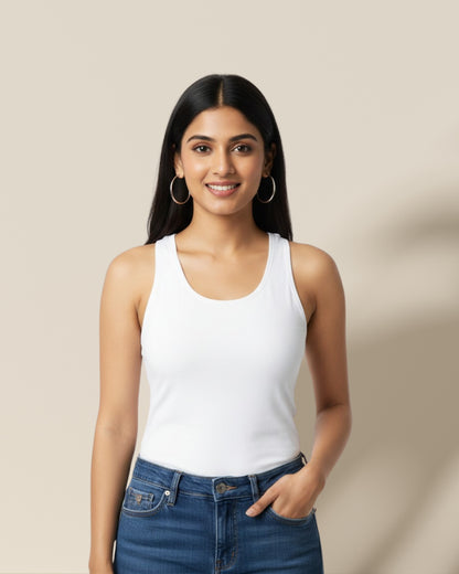 Plain White Women's Tank Top