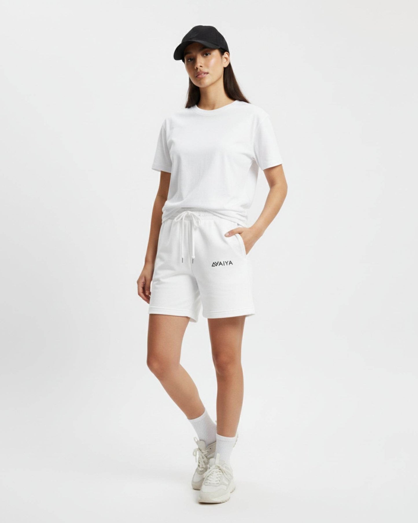 Avaiya's Terry Shorts | For Man And Women | White - Avaiya Clothings
