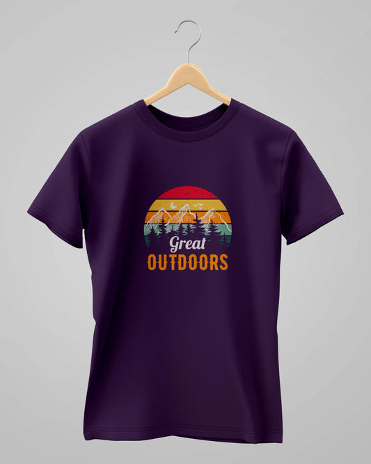 Great Outdoors | Classic T-Shirt | For Man And Woman - Avaiya Clothings