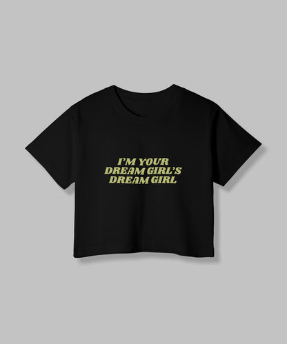 Dream Girl | Women Crop Top | Black - AvaiYa Clothing's