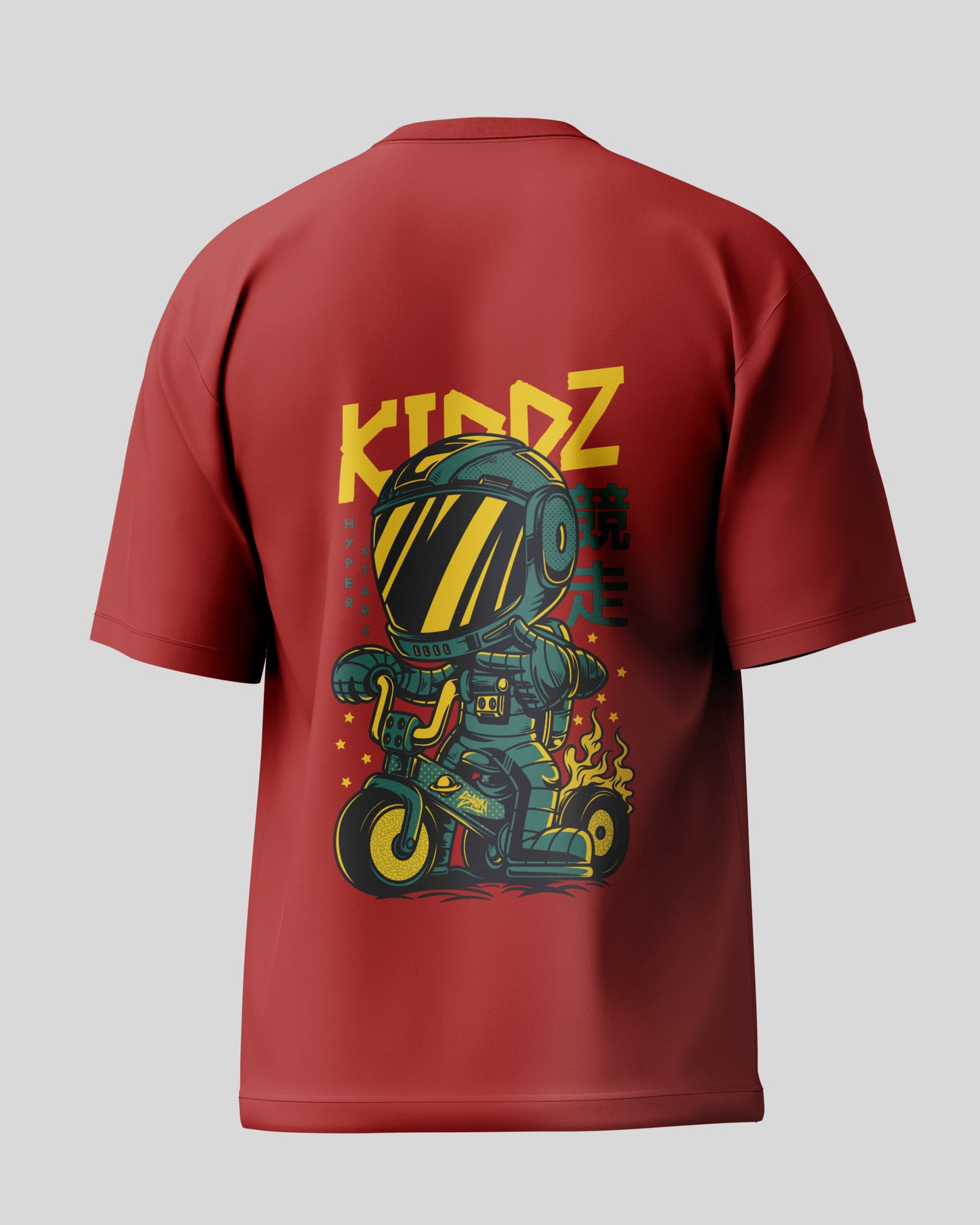 Kiddz Oversized T-Shirt | Olive Green | Premium Quality by AvaiYa | Unisex
