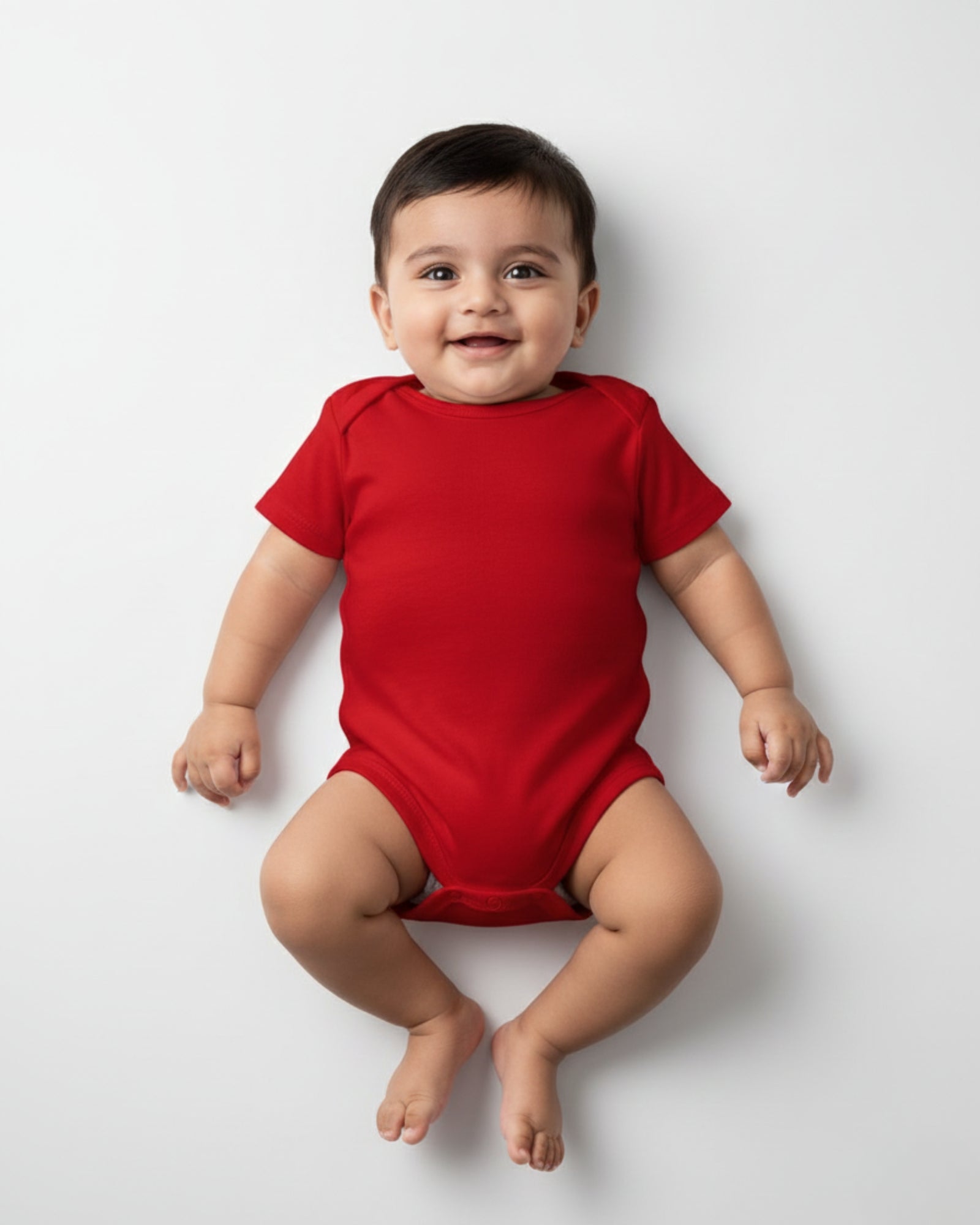 Kids Rompers | 0-12M | Red