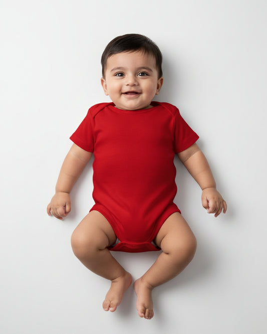 Kids Rompers | 0-12M | Red