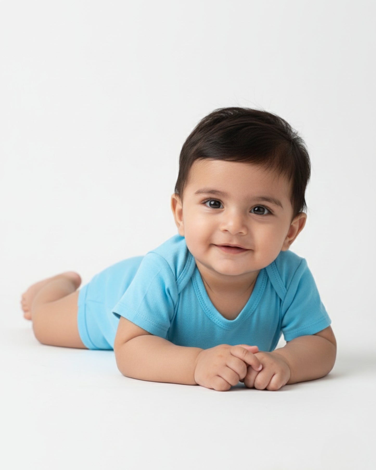 Kids Rompers | 0-12M | Sky Blue