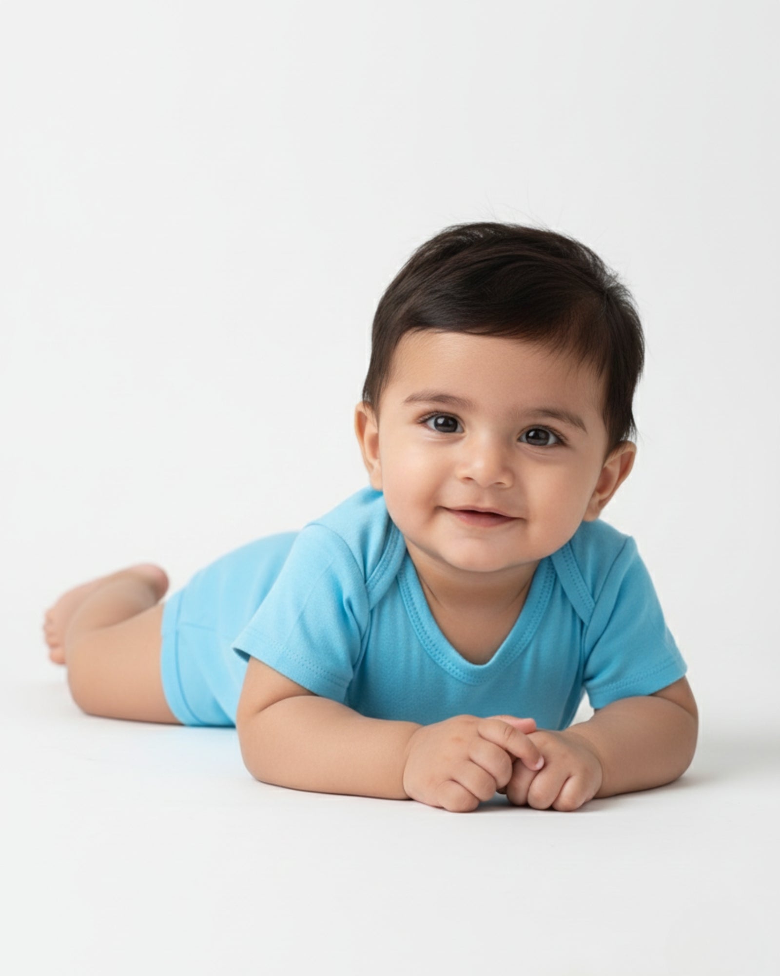 Kids Rompers | 0-12M | Sky Blue