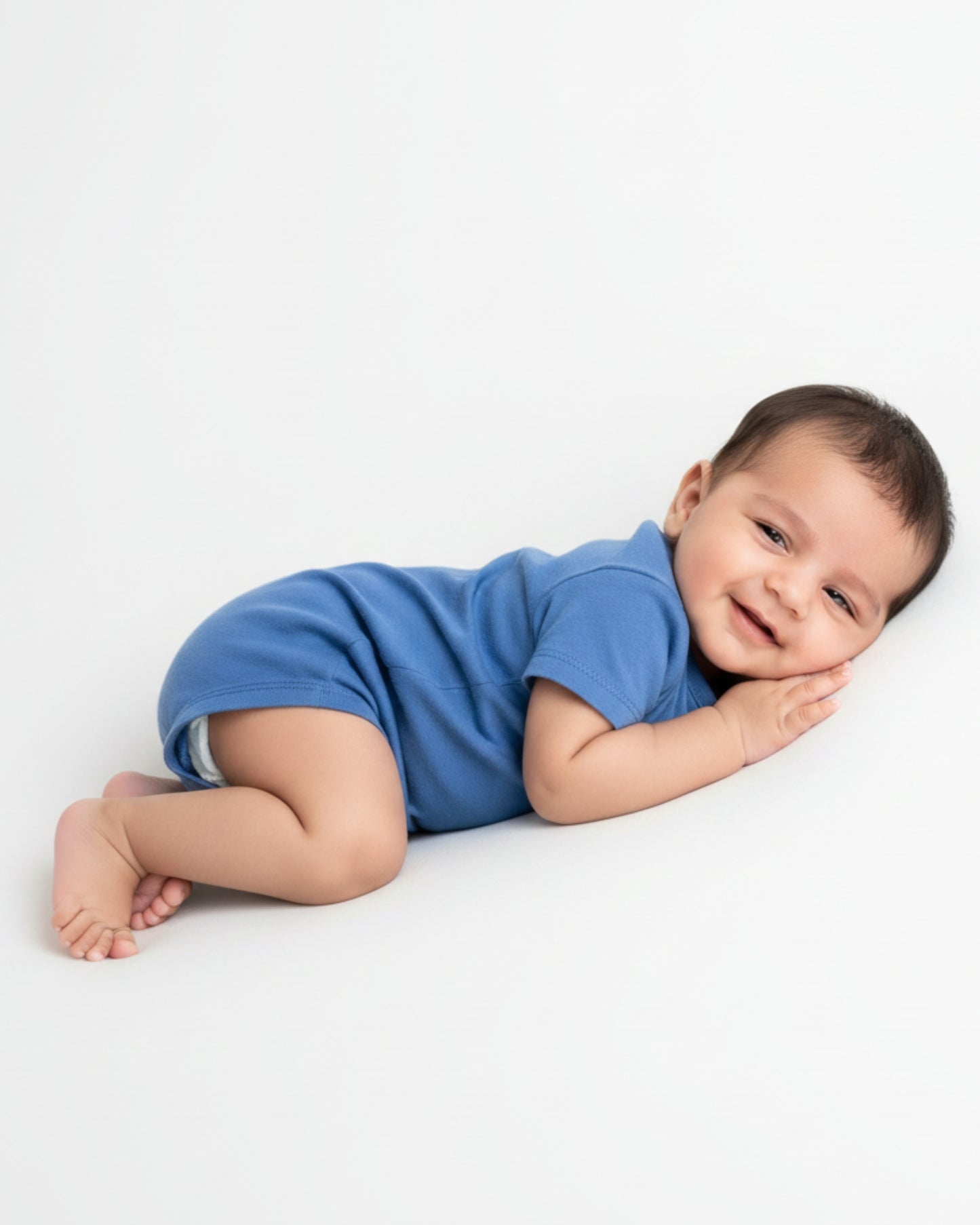 Kids Rompers | 0-12M | Orchid Blue