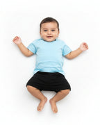 Crew Neck T-Shirt | 0-4 Yrs | For Both Girls & Boys | Sky Blue