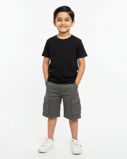 Crew Neck T-Shirt | 5-13 Yrs | For Both Girls & Boys | Lavender