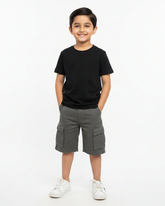 Crew Neck T-Shirt | 5-13 Yrs | For Both Girls & Boys | Lavender