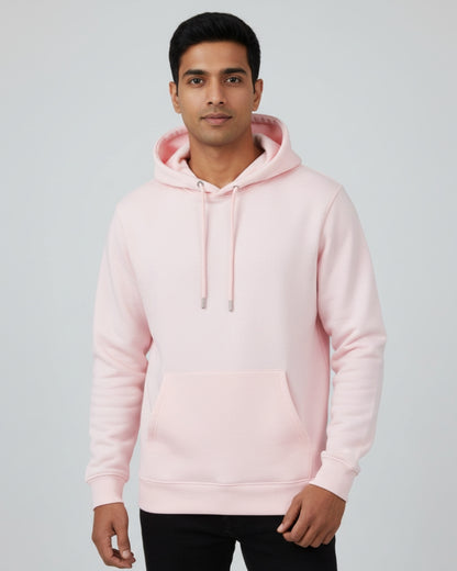 Plain Classic  Hoodie | For Man And Woman | Light Baby Pink