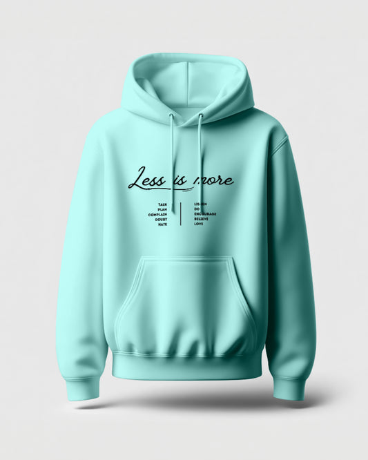 Less Is More Classic Comfort Hoodie | B | Unisex - AvaiYa Clothing's