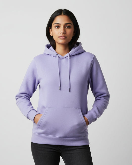 Plain Classic  Hoodie | For Man And Woman | Lavender
