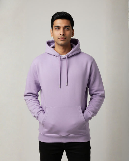 Plain Classic  Hoodie | For Man And Woman | Lavender