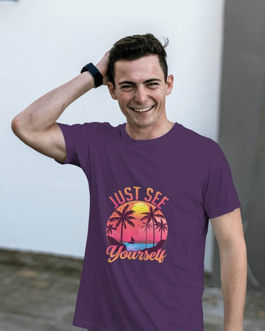 Just See Yourself | Classic T-Shirt | For Man And Woman - Avaiya Clothings