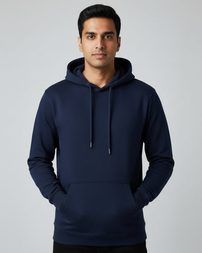 Plain Classic  Hoodie | For Man And Woman | Navi Blue