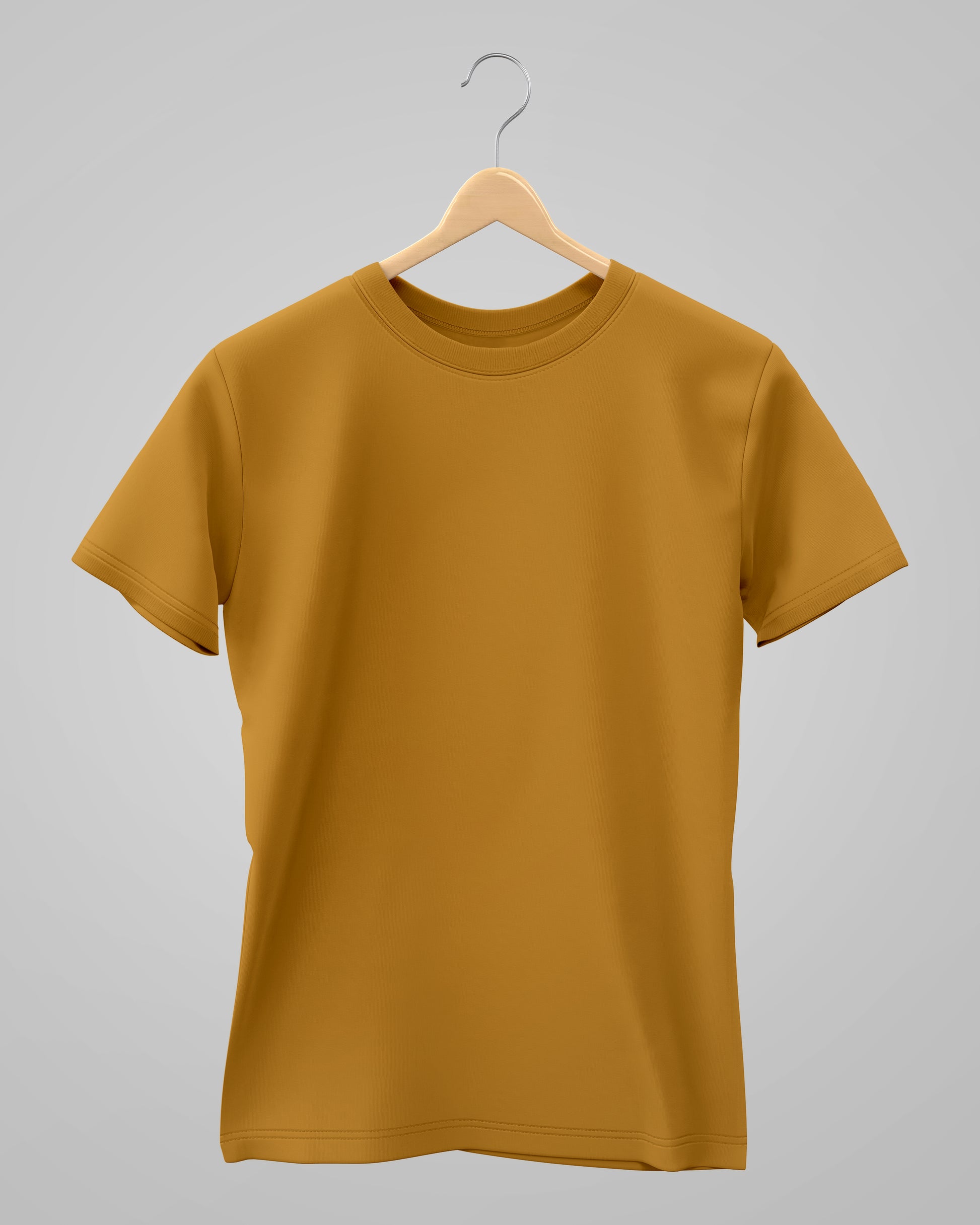 Classic T-Shirt | For Man & Woman | Mustard Yellow - AvaiYa Clothing's