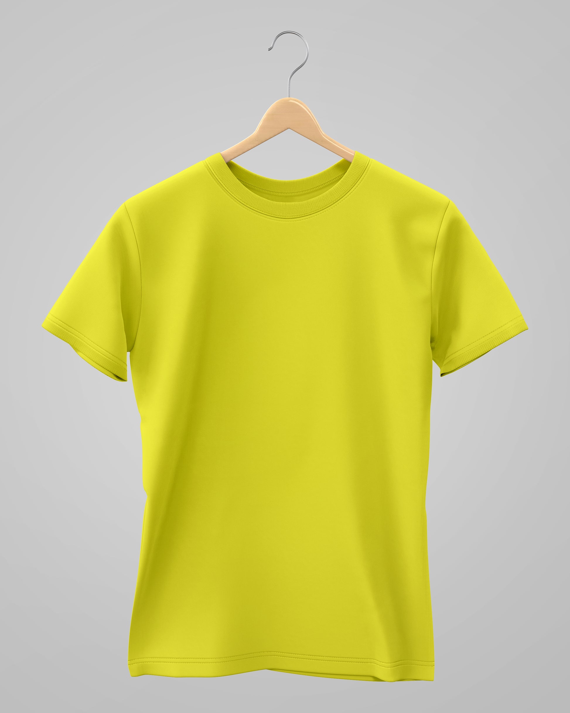 Classic T-Shirt | For Man & Woman | New Yellow - AvaiYa Clothing's