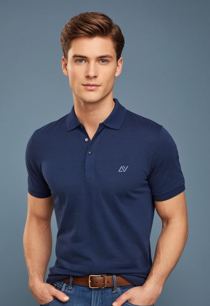 Avaiya's Classic Polo T-Shirts | Navi Blue