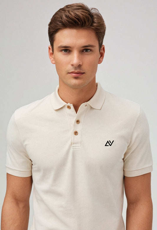 Avaiya's Classic Polo T-Shirts | White - AvaiYa Clothing's