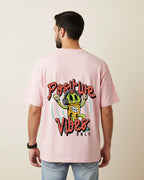 Positive Vibes Only Oversized T-Shirt | Premium Quality by AvaiYa | Unisex - Avaiya Clothings