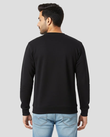 Plain Sweatshirt | Black | For Man & Woman