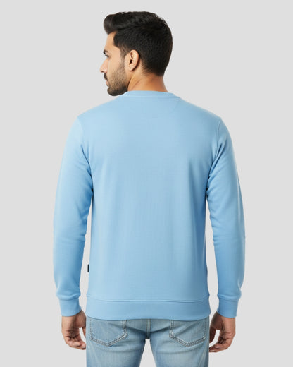 Plain Sweatshirt | Baby Blue | For Man & Woman