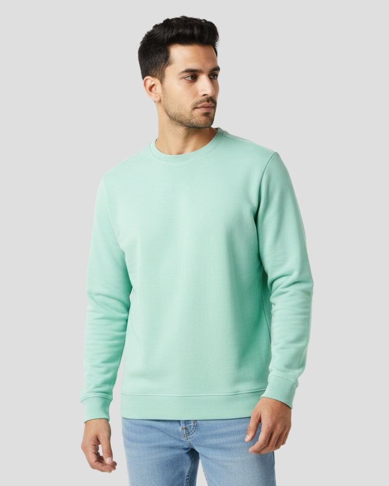 Plain Mint Sweatshirt | For Man & Woman