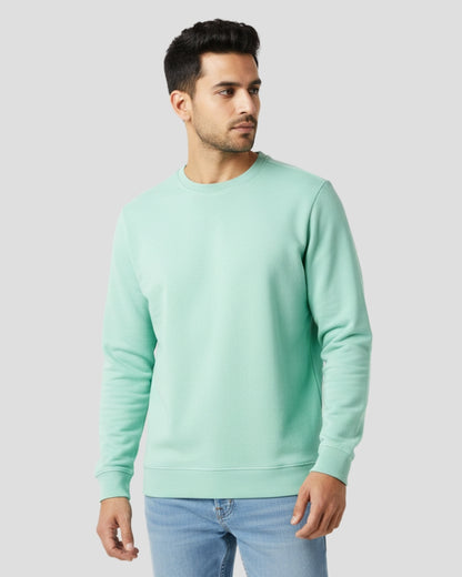Plain Sweatshirt | Mint | For Man & Woman