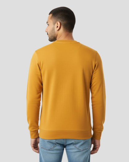 Plain Sweatshirt | Mustard Yellow | For Man & Woman