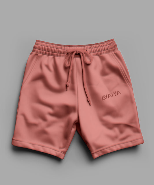 Avaiya Unisex Terry Shorts | For Man And Women | Flamingo