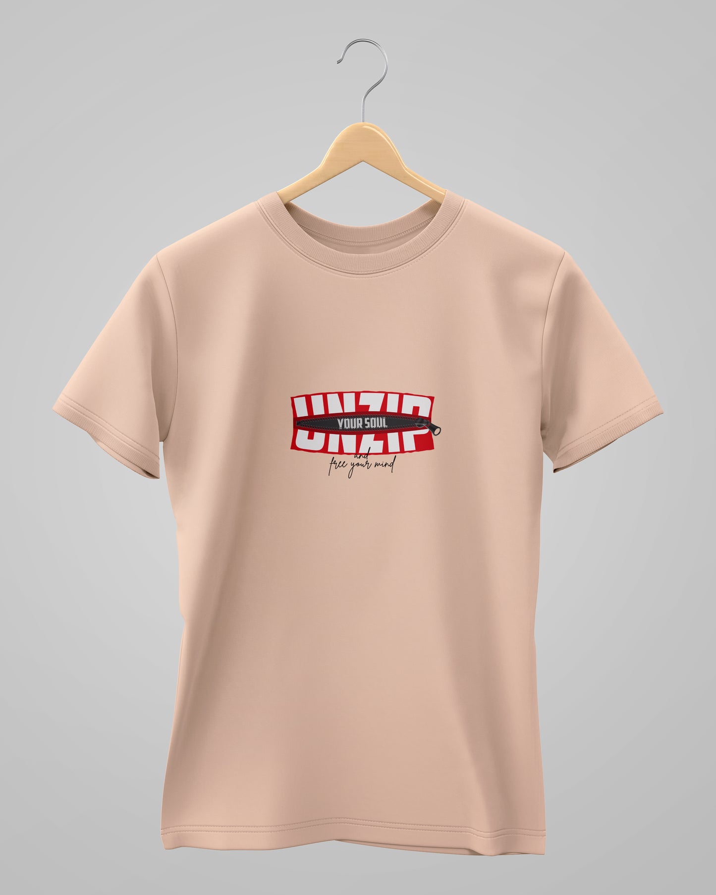 Unzip Your Soul | Classic T-Shirt | For Man & Woman - AvaiYa Clothing's