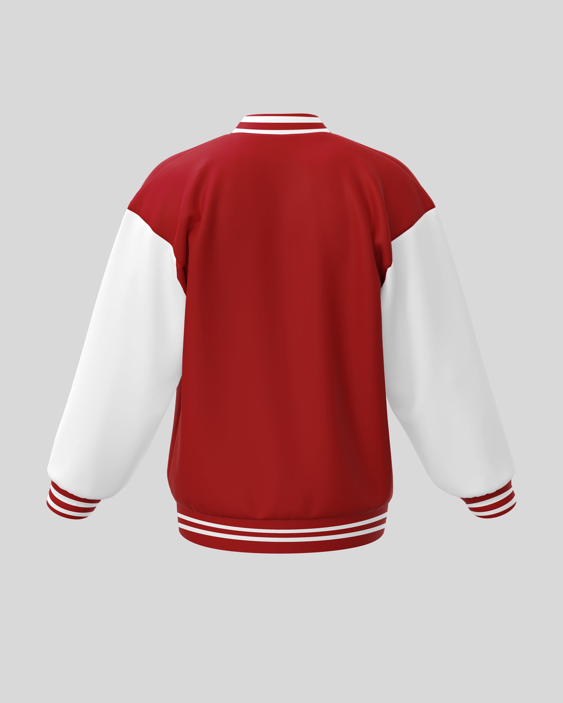 Plain Varsity Jacket | For Man And Woman | Red - AvaiYa Clothing's